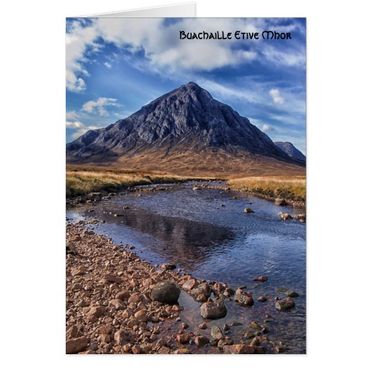 Landschap Summer Buachaille Etive Mhor Glencoe (Voorkant)