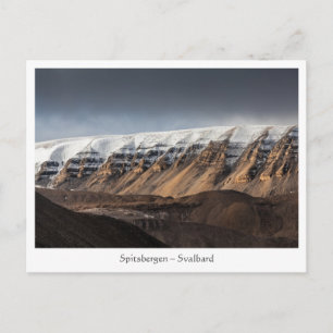Landschap Svalbard Briefkaart