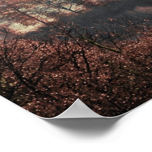 Landschap Toscane zachte kleuren Poster (Hoek)