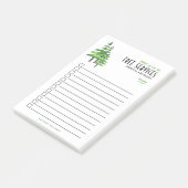 Landschap Tree Services Business Checklist Post-it® Notes (Schuin)