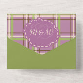 Landschap Tuinbruiloft All In One Uitnodiging (Achterkant)