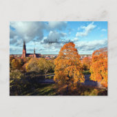 Landschap Uppsala, Zweden Briefkaart (Voorkant)
