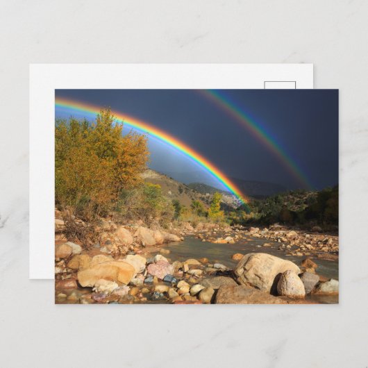 Landschap Utah Rainbow Briefkaart (Voorkant / Achterkant)