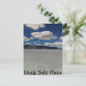 Landschap Utah Salt Flats Briefkaart (Staand voorkant)