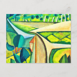 Landschap van Amadeo de Souza-Cardoso Briefkaart