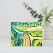 Landschap van Amadeo de Souza-Cardoso Briefkaart (Staand voorkant)