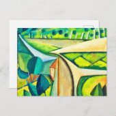 Landschap van Amadeo de Souza-Cardoso Briefkaart (Voorkant / Achterkant)