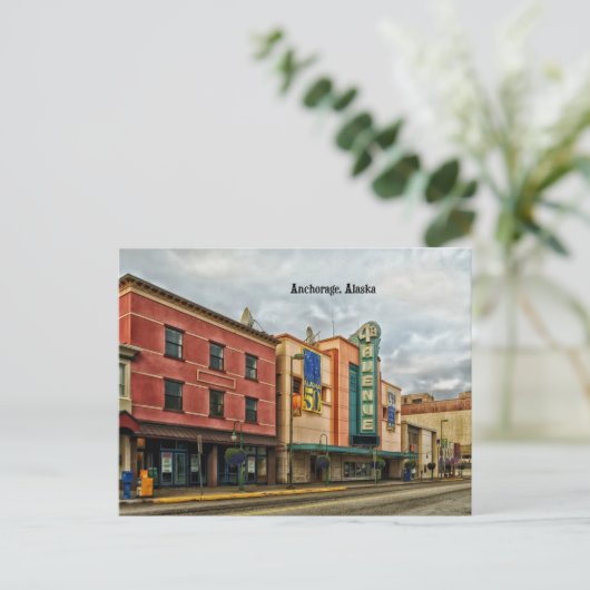 Landschap van Anchorage Briefkaart (Staand voorkant)