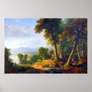 Landschap van Asher B Durand 1850 Poster