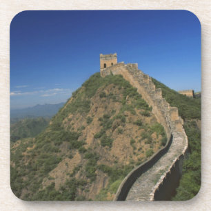 Landschap van de Grote Muur, China Bier Onderzetter