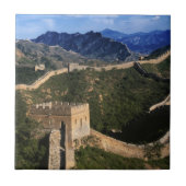 Landschap van de Grote Muur, Jinshanling, China Tegeltje (Voorkant)