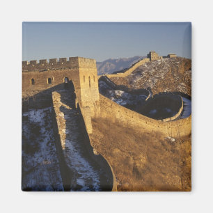 Landschap van de Grote Muur onder zonsondergang, C Magneet