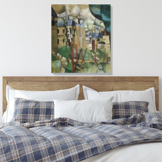 landschap van de Leger Canvas Afdruk (Insitu (Slaapkamer))