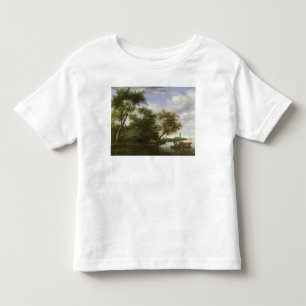 Landschap van de rivier kinder shirts