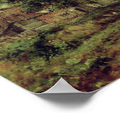 Landschap van de rivier poster (Hoek)