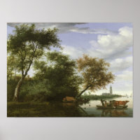 Landschap van de rivier