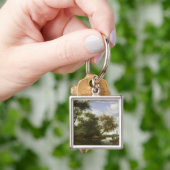 Landschap van de rivier sleutelhanger (Hand)