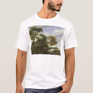 Landschap van de rivier t-shirt