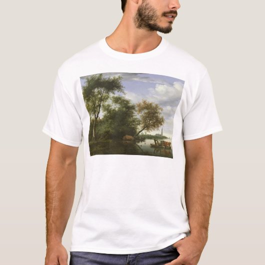 Landschap van de rivier t-shirt (Voorkant)