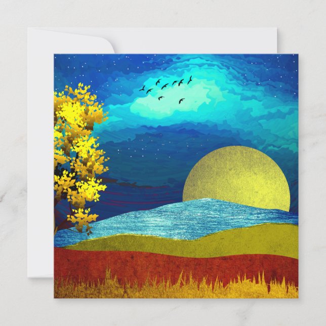 landschap van de vloeibare lucht (Voorkant)