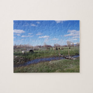 Landschap van dieren legpuzzel