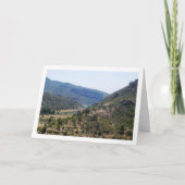 Landschap van Domeño Viejo in Valencia, Spanje Kaart (Voorkant)