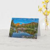 Landschap van Dream Lake Kaart (Gele Bloem)