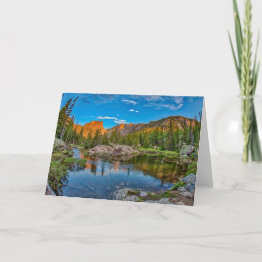 Landschap van Dream Lake Kaart (Voorkant)