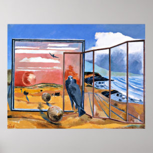Landschap van een droom van Paul Nash Poster