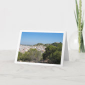 Landschap van Lliria-stad in Valencia, Spanje Kaart (Voorkant)