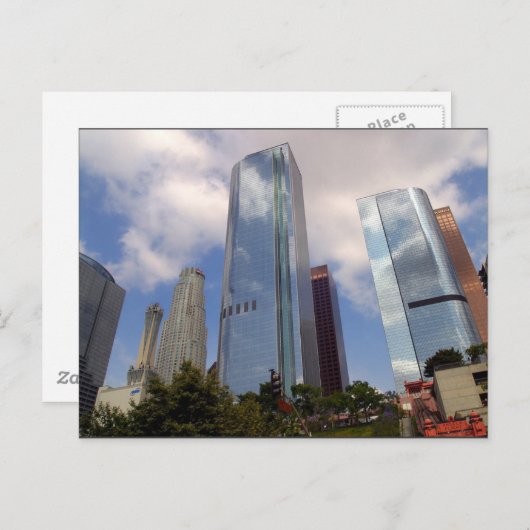 Landschap van Los Angeles Briefkaart (Voorkant / Achterkant)