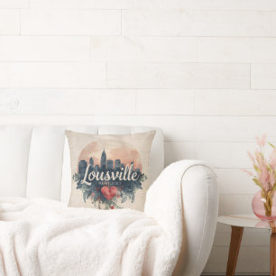 Landschap van Louisville Kentucky USA Kussen
