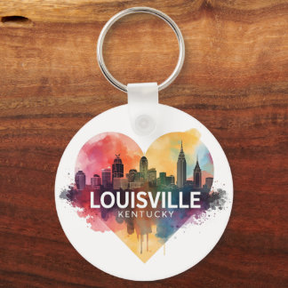 Landschap van Louisville Kentucky USA Sleutelhanger