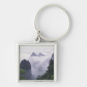 Landschap van Mt. Huangshan (Gele Berg) in Sleutelhanger