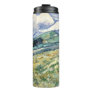Landschap van Saint-Rémy door Vincent Van Gogh Thermosbeker
