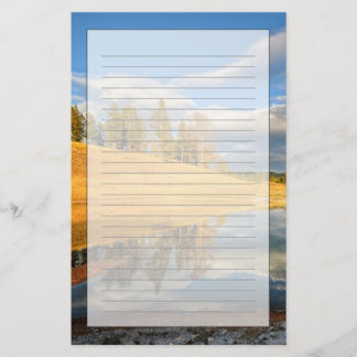 Landschap van Yellowstone Briefpapier