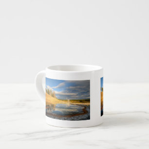 Landschap van Yellowstone Espresso Kop