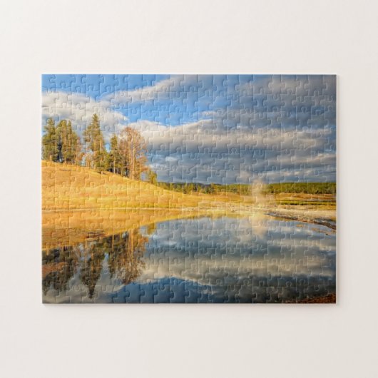 Landschap van Yellowstone Legpuzzel (Horizontaal)