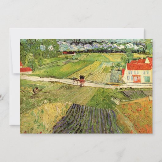 Landschap, vervoer en trein door Vincent van Gogh (Voorkant)