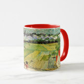 Landschap, vervoer en trein door Vincent van Gogh Mok (Voorkant rechts)