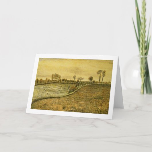 Landschap, Vincent van Gogh Kaart (Voorkant)