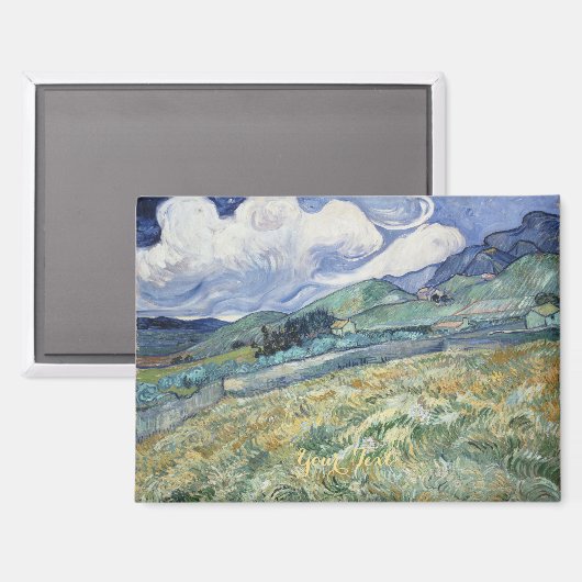 Landschap Vincent van Gogh Kunst Koelkast Afwasmac Magneet (Voorkant / Achterkant)