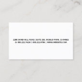 Landschap voorzijde | Visitekaartje Logo bomen (Achterkant)