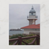 Landschap Vuurtoren in Suances Cantabrië Spanje Briefkaart (Voorkant)