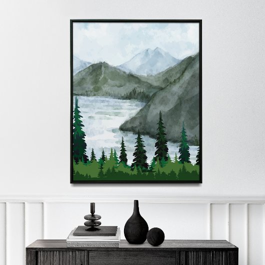 Landschap Wall Art Canvas Afdruk