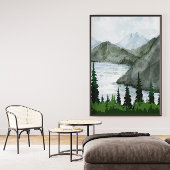 Landschap Wall Art Canvas Afdruk