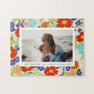 Landschap Wildflower Lijst Moederdag Gift Legpuzzel
