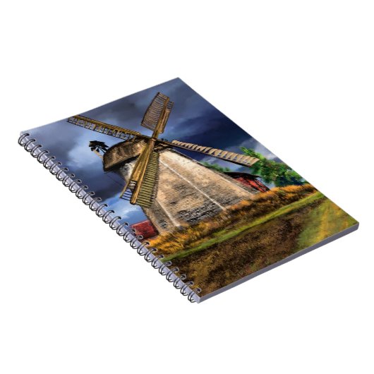 Landschap Windmolen Nederland Notitieboek (Rechterzijde)