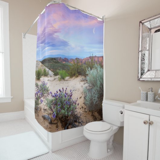 Landschap woestijnlente Utah Douchegordijn (In situ)