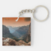 Landschap Zion National Park Sleutelhanger (Achterkant)